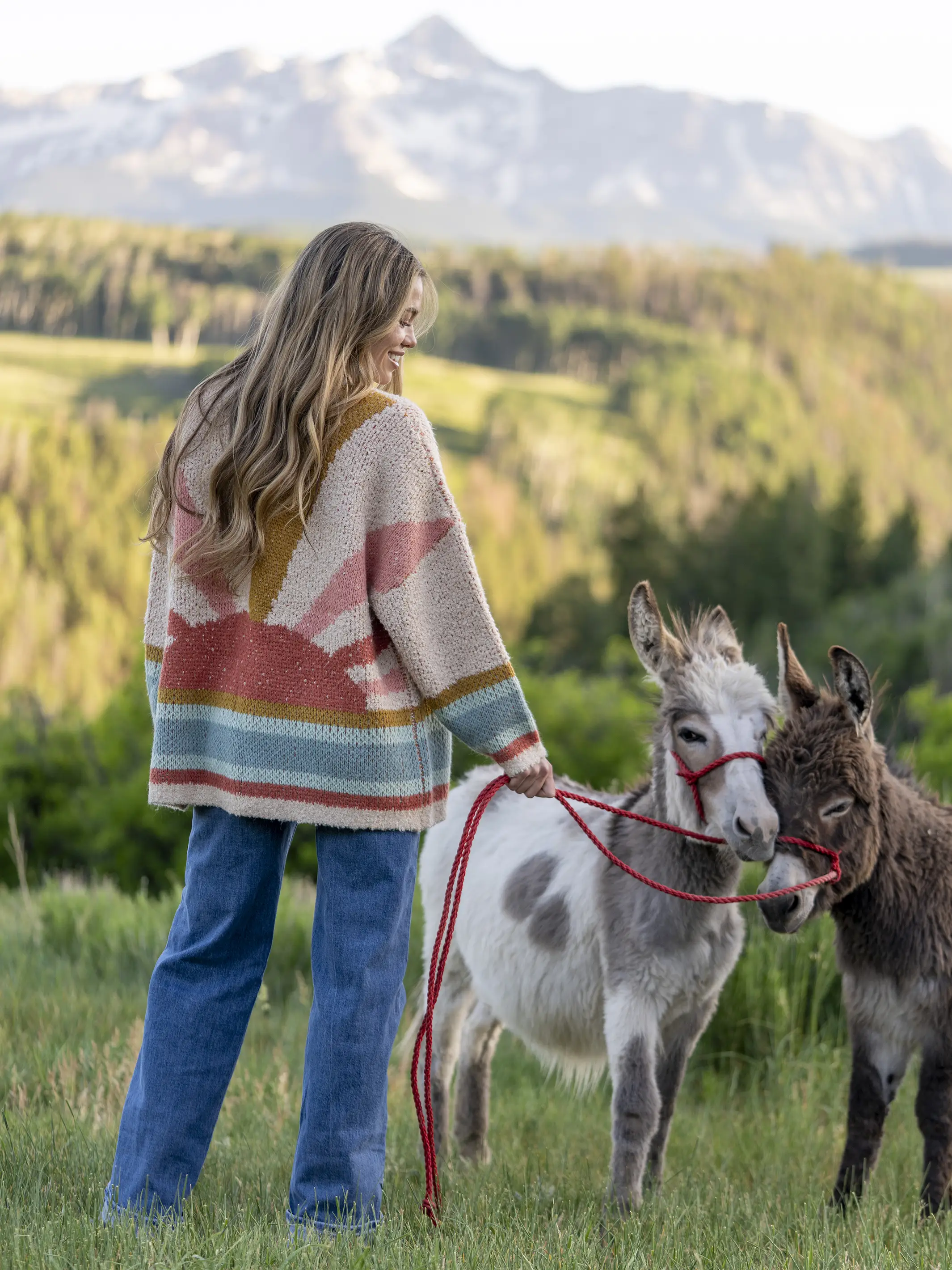 Dreamer Reversible Cardigan Sweater - Sunshine-view 1
